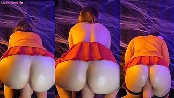 Velma Takes On A Huge Penis In A Wild Halloween Fuck Session