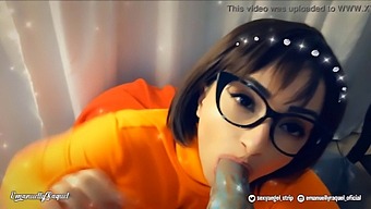 Velma Gives A Blowjob And Gets A Creampie In This Scooby Doo Porn Video
