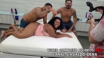 Large Brazilian Black Woman Gets Fucked By Stepbrothers