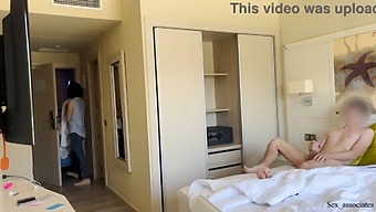 Hotel Maid Jerks Off To Public Dick Flash