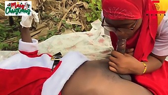 Nigerian Farm Couple'S Romantic Christmas Sex. Subscribe To Red.