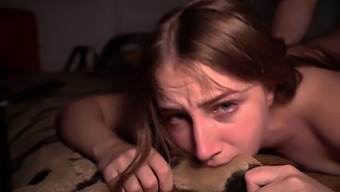 Rough Sex With A Cute Teen Ends In Multiple Cumshots