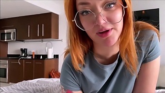 Watch A Stunning Redhead Step Sister Get Fucked And Squirt On A Cock