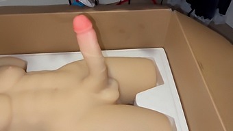 Female Orgasm With Male Sex Doll Featuring Big Natural Tits