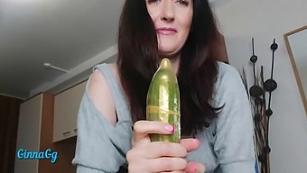 Creamy Pussy Squirts After Cucumber Play And Fisting