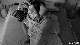 A Couple'S Intimate Morning Session Caught On Hidden Bedroom Camera
