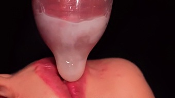 Intense Milking Mouth Action Leads To Multiple Orgasms And Broken Condom