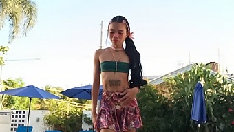 Petite Princess Confronts A Monstrous Attacker In A Terrifying Encounter
