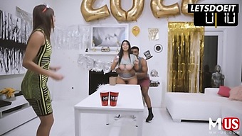 Violet Myers' Wild Birthday Party Turns Into A Steamy Interracial Orgy
