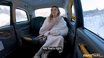 Beautiful Lingerie Model Gets A Hard And Fast Fuck In The Back Of A Taxi.